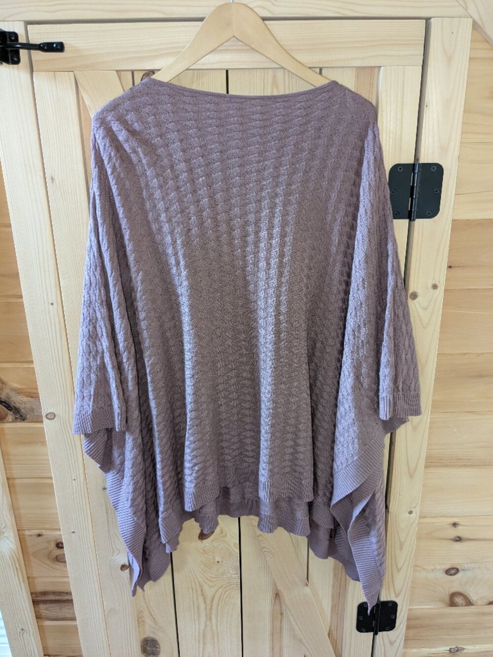 Lululemon Divinity Poncho Womens One Size Mauve Pink Cozy Athleisure Travel Wrap
